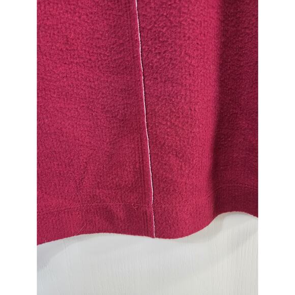 Anthropologie Oversized Slouchy Theresa Raspberry Red Cowl Neck Tunic Top Sz MP - Picture 14 of 14